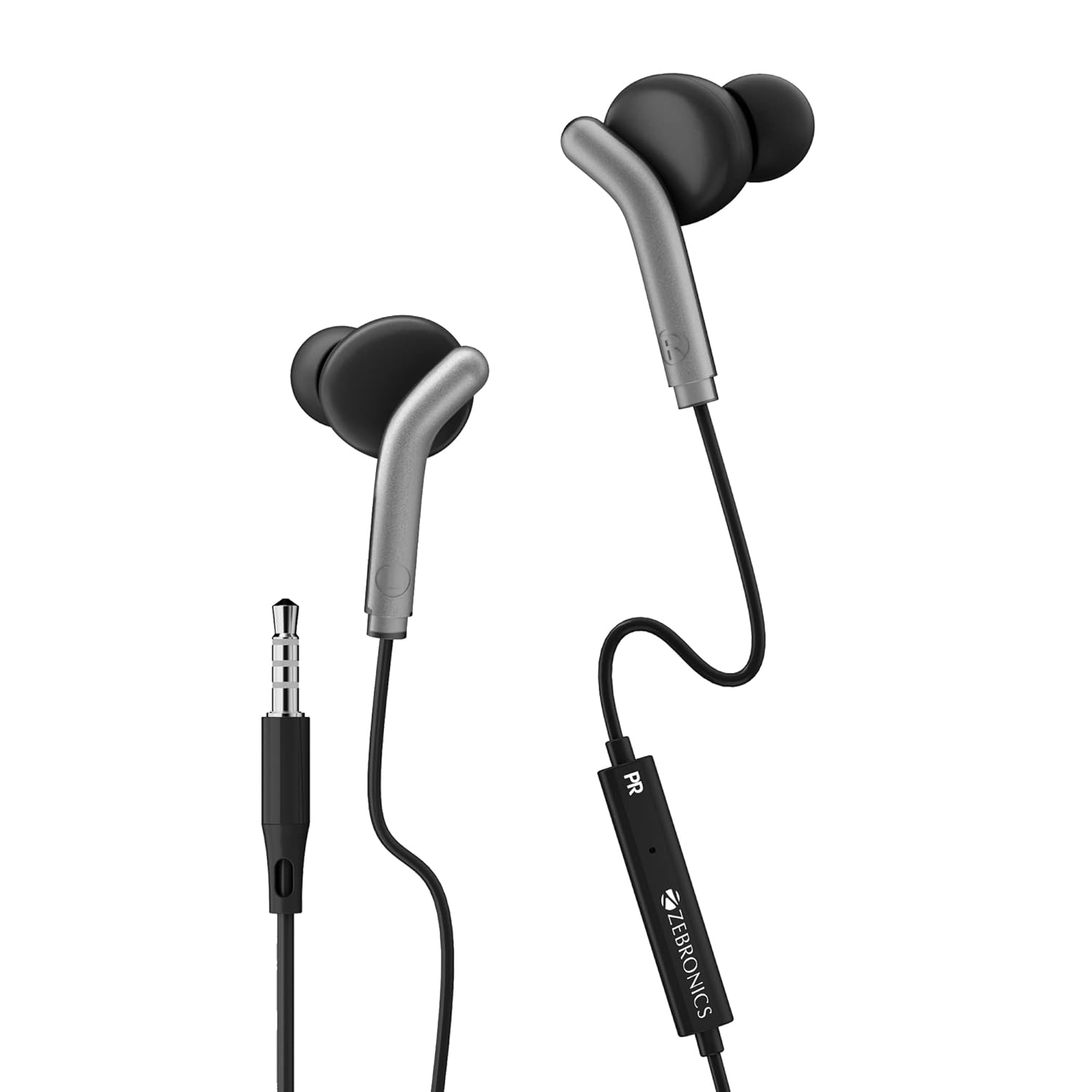ZEBRONICS Zeb-Bro in Ear Wired Earphones with Mic 3.5mm Audio Jack
